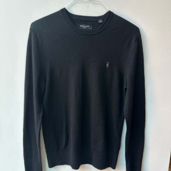All Saints merino black sweater - size L - Picture 2 of 3